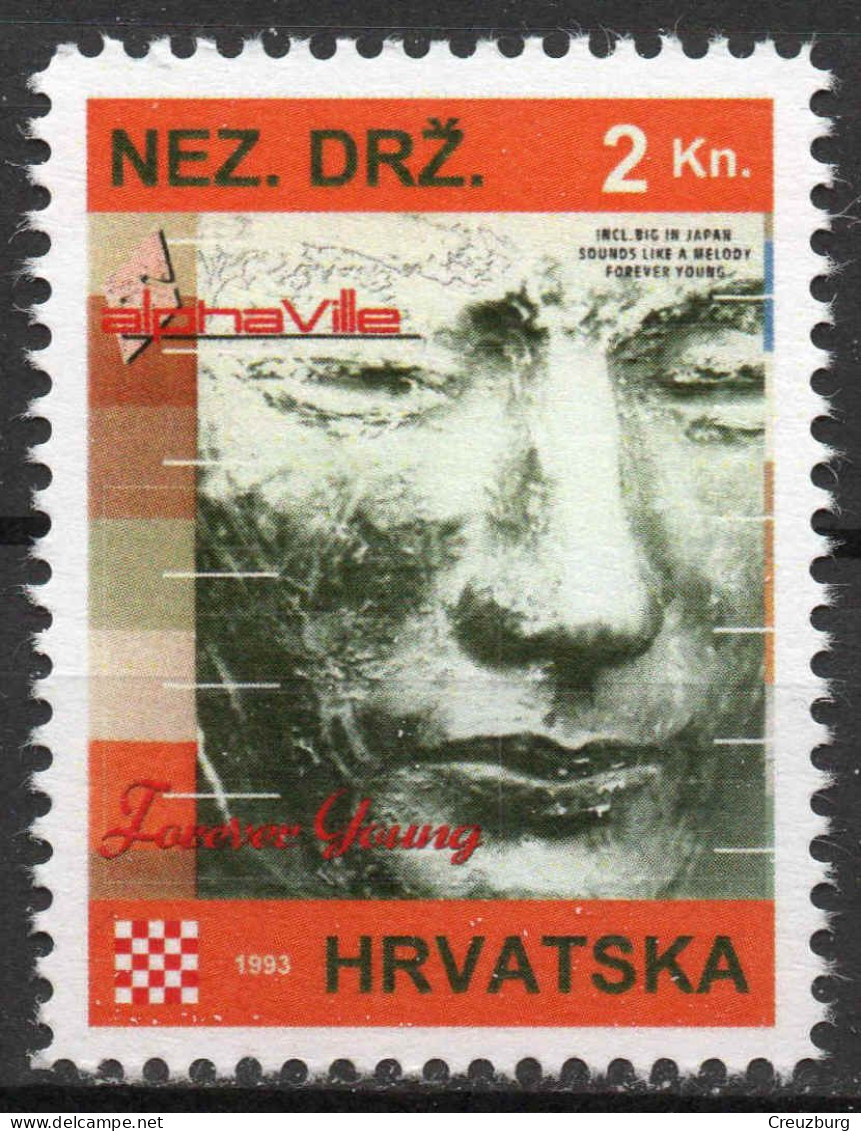 Alphaville - Briefmarken Set Aus Kroatien, 16 Marken, 1993. Unabhängiger Staat Kroatien, NDH. - Croatie