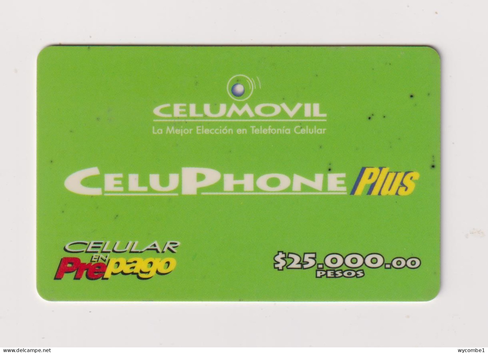 COLOMBIA -  Celumovil  Remote  Phonecard - Colombie