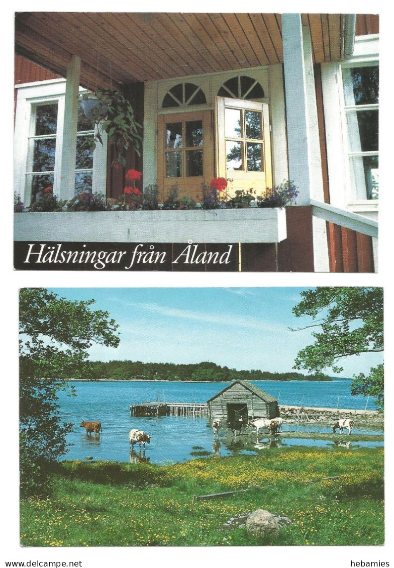 ÅLAND - 2 Postcards - FINLAND - - Finlande