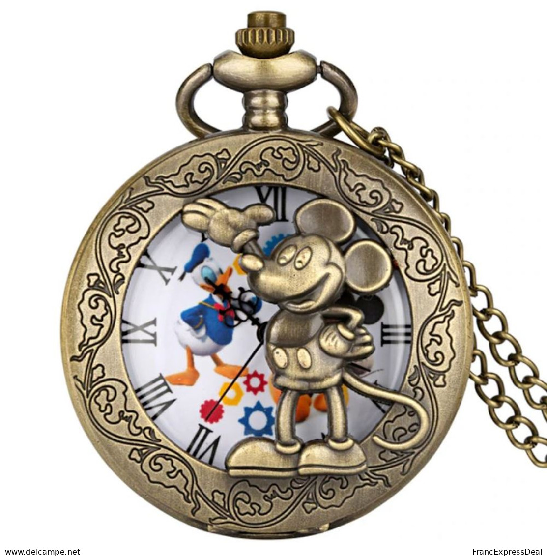 Montre Gousset NEUVE - Mickey Et Donald - Orologi Da Polso