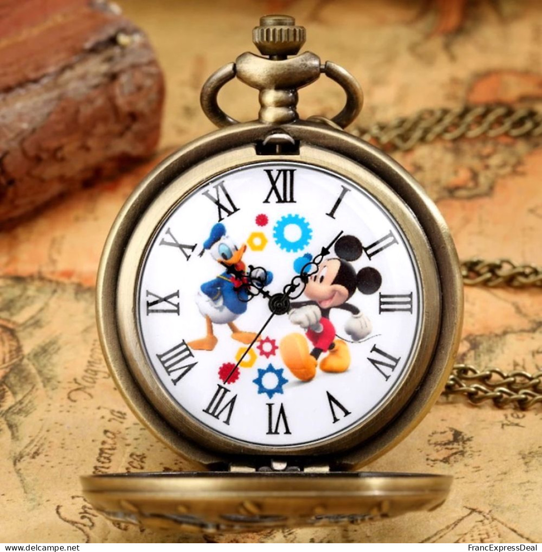 Montre Gousset NEUVE - Mickey Et Donald - Montres Gousset