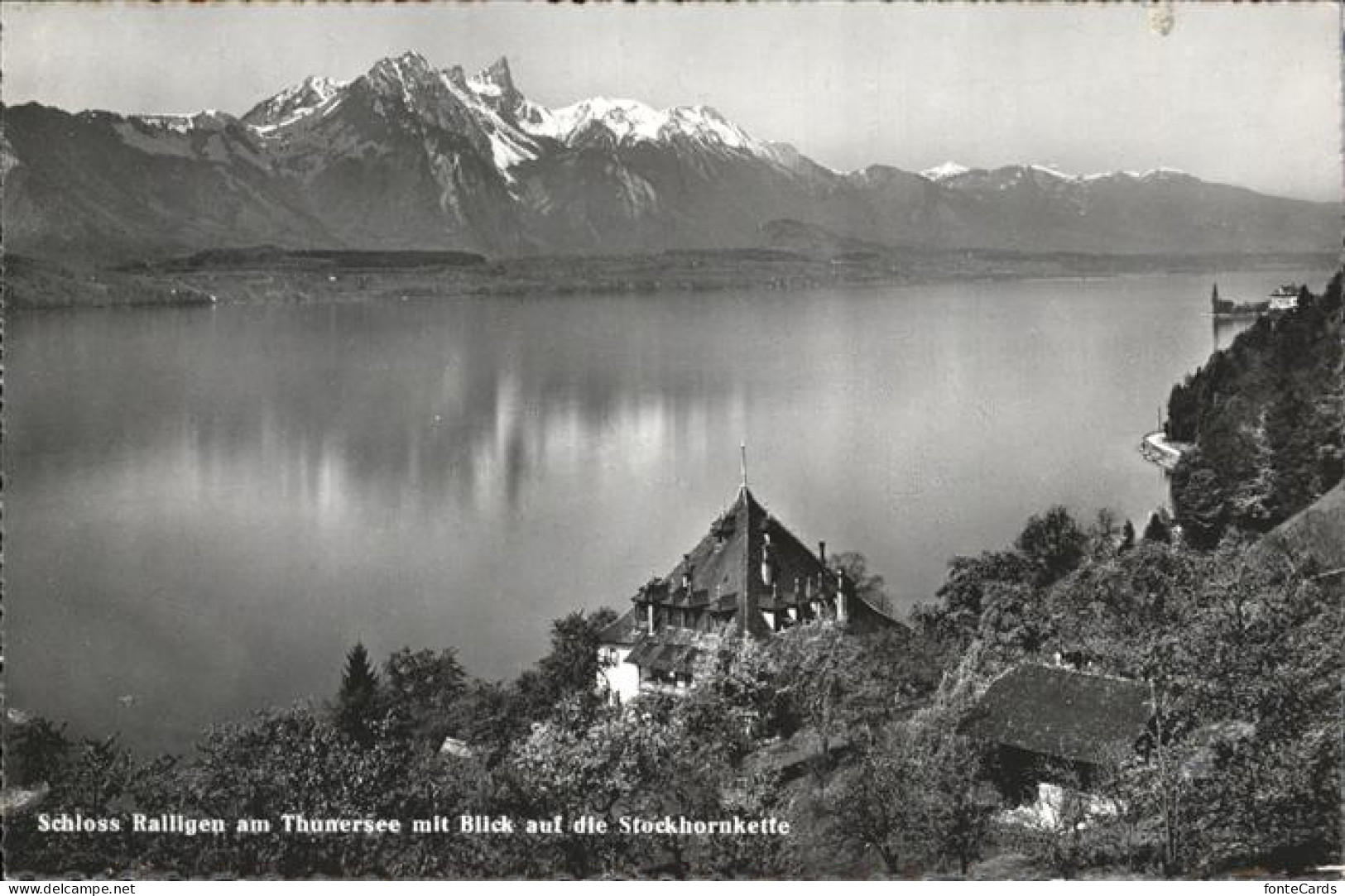 11246928 Thunersee Schloss Ralligen Scherzligen - Sonstige & Ohne Zuordnung