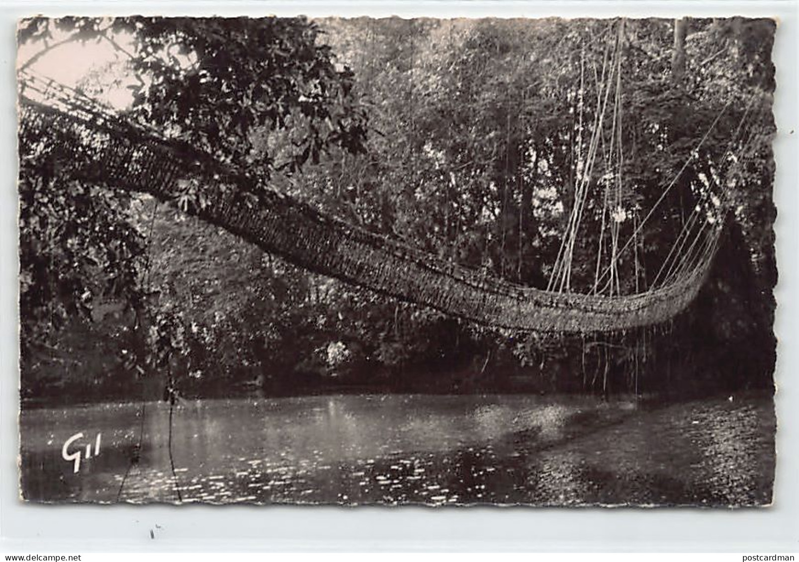 Guinée Conakry - Pont De Lianes Sur Le Diani - Ed. Gil 79 - Frans Guinee