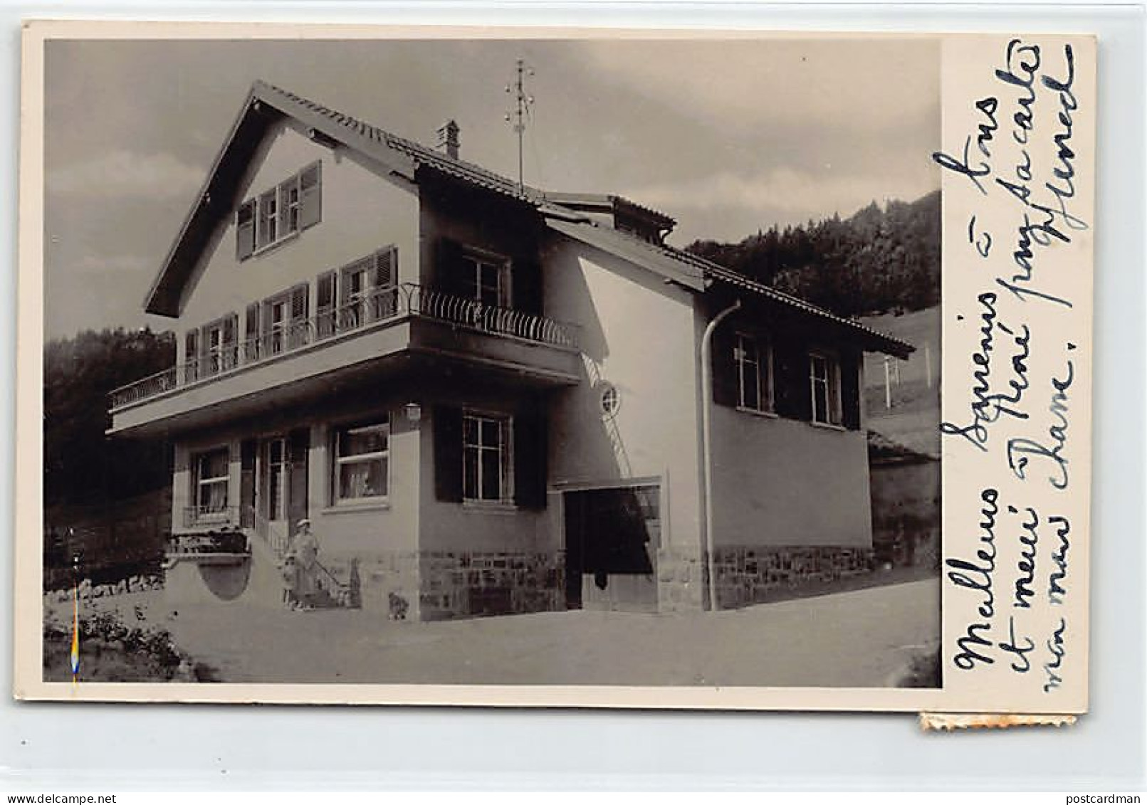 SAINTE CROIX (VD) Carte Photo Année 1935 - Ed. Inconnu  - Sainte-Croix 