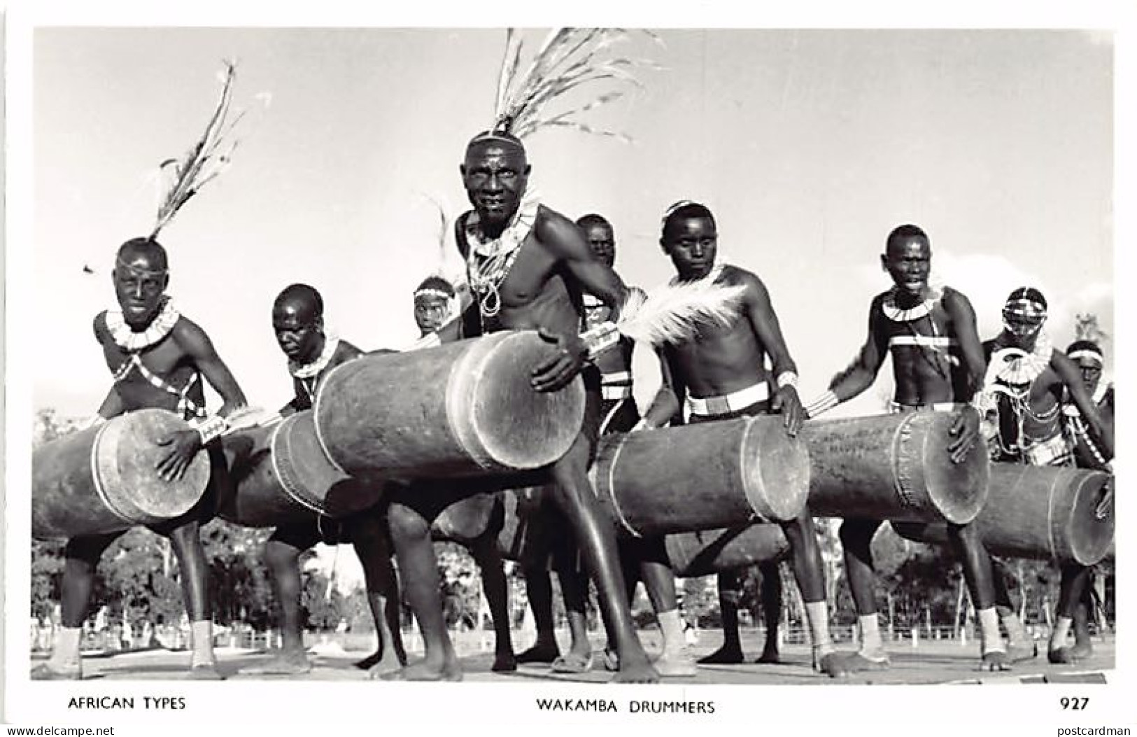 Kenya - African Types - Wakamba Drummers - Publ. S. Skulina - Pegas Studio - Africa In Pictures 927 - Kenia
