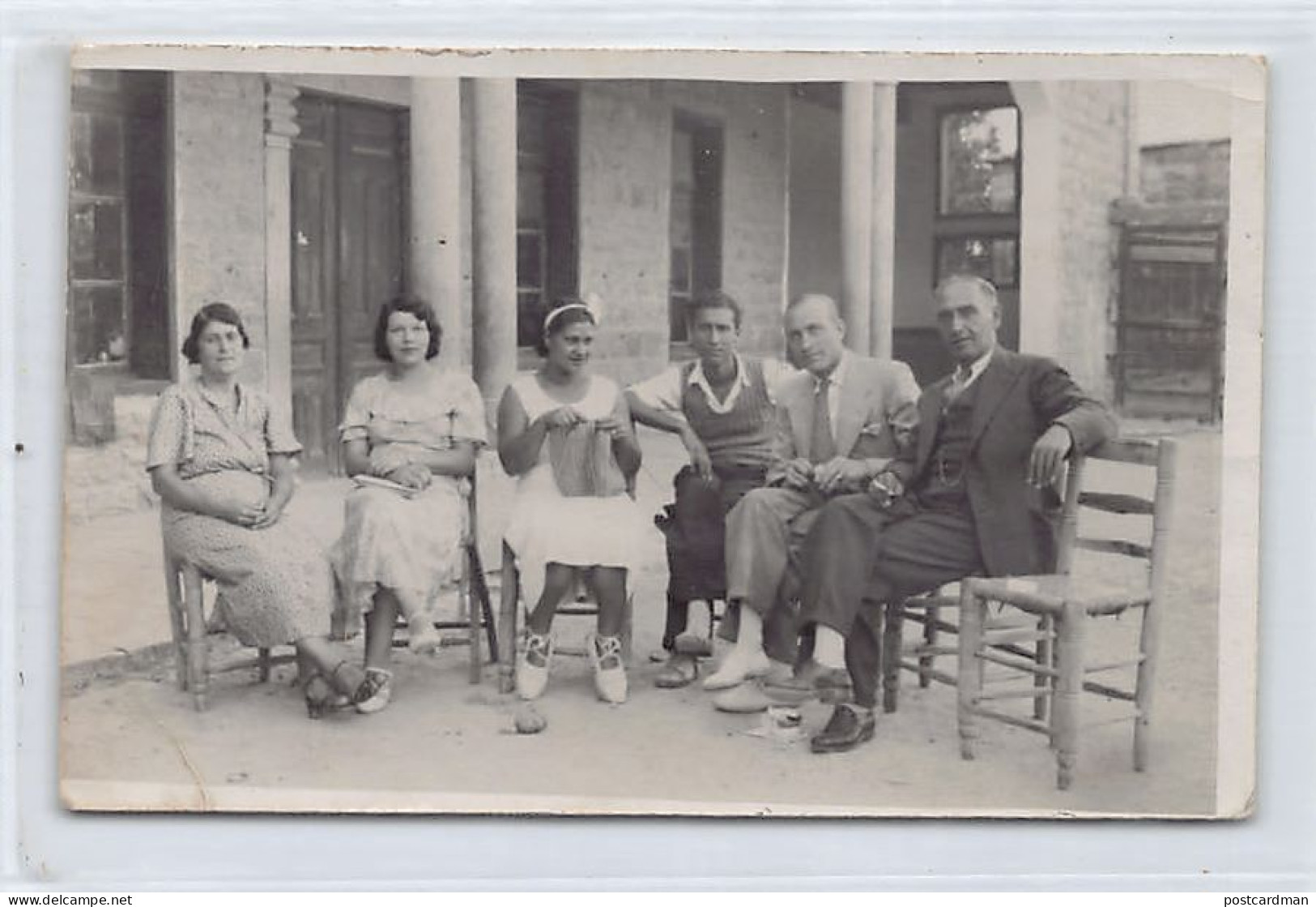 Liban - SOUK EL GHARB - Professeurs Et élèves De L'Ecole Américaine - CARTE PHOTO Datée Du 19 Septembre 1937 - Lebanon