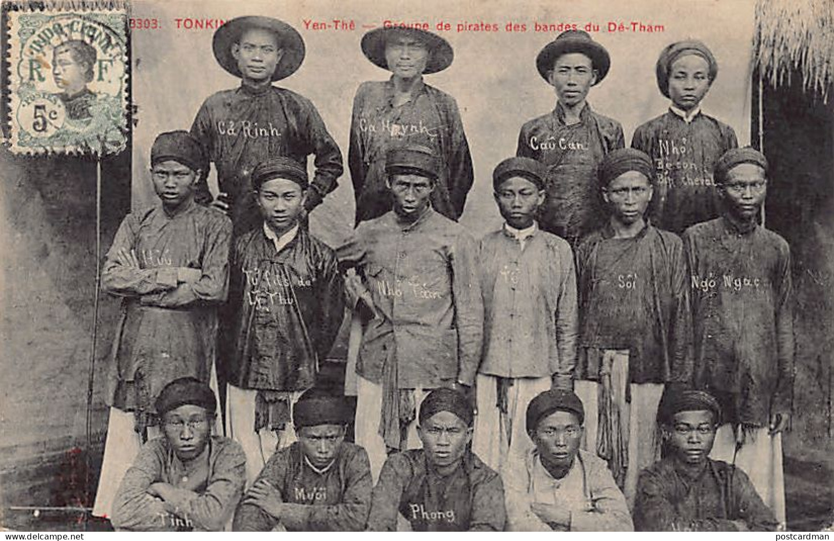 Viet-Nam - YEN-THÊ - Groupe De Pirates Des Bandes Du Dé-Tham - Ed. P. Dieulefils 3303 - Vietnam