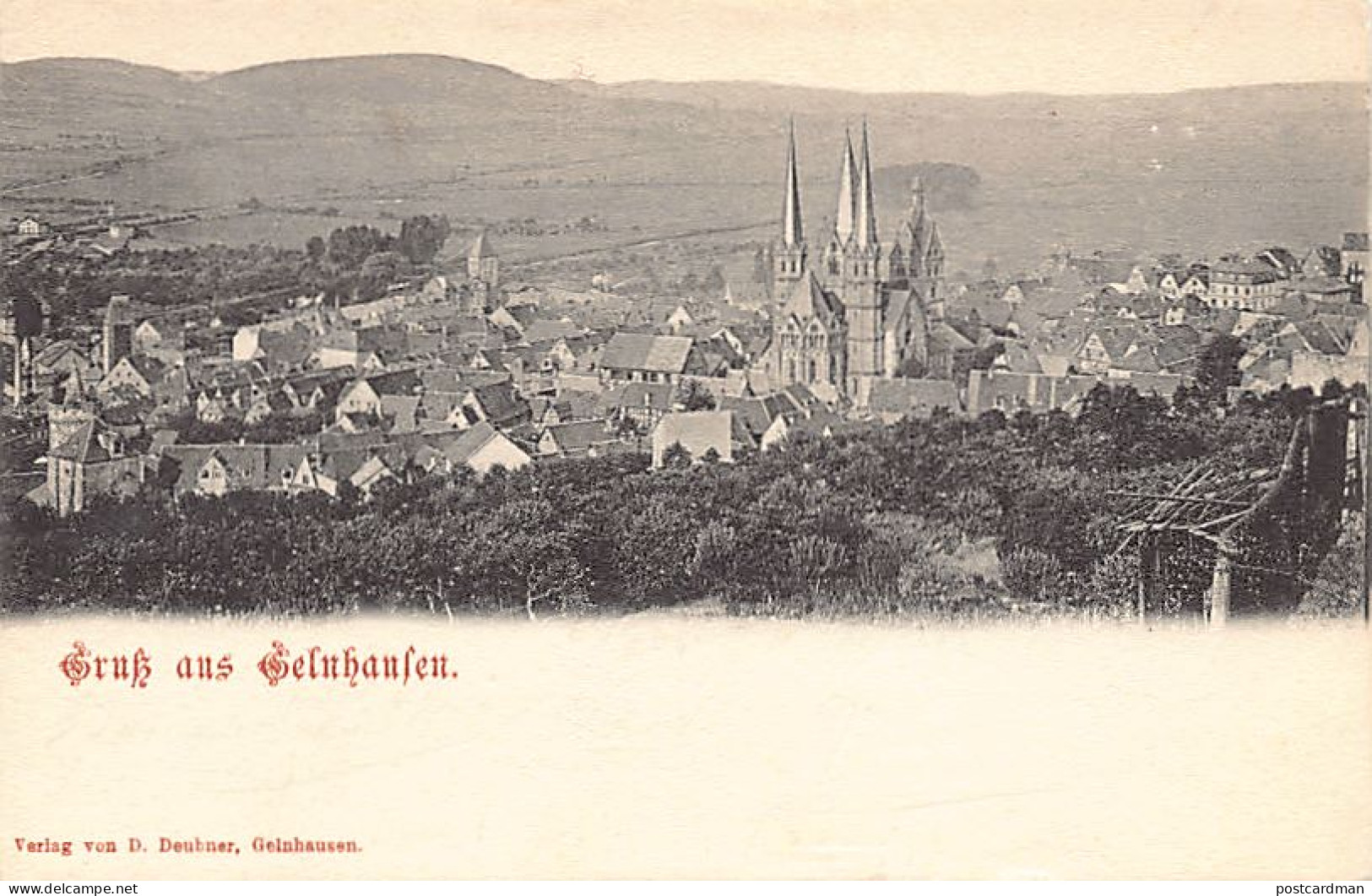 Gelnhausen (HE) Gruss Aus Gelnhausen Gesamtansicht Ver. D. Deubner, Gelnhausen - Gelnhausen