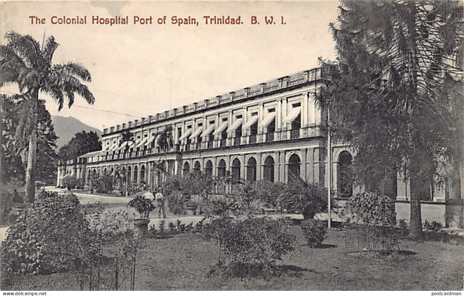 Trinidad - PORT OF SPAIN - The Colonial Hospital - Publ. Muir, Marshall & Co.  - Trinidad