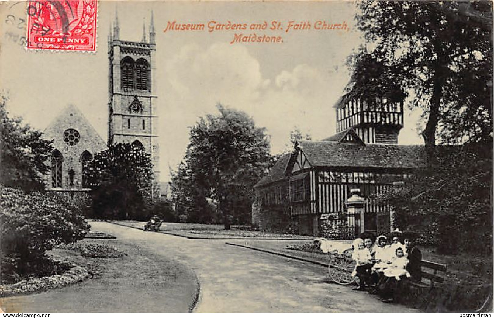 England - Kent - MAIDSTONE Museum Gardens And St Faith Church - Sonstige & Ohne Zuordnung