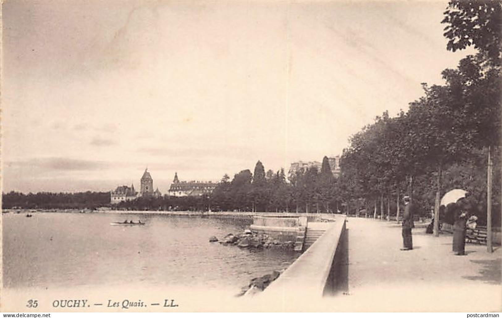 Suisse - Lausanne (VD) Ouchy - Les Quais - Ed. L.L. 35 - Lausanne