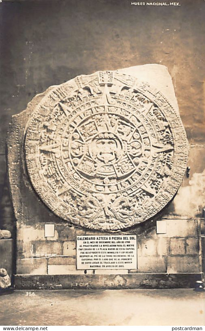 CIUDAD DE MÉXICO - Calendario Azteca - Piedra Del Sol - REAL PHOTO - Ed. Desconocido  - Mexiko