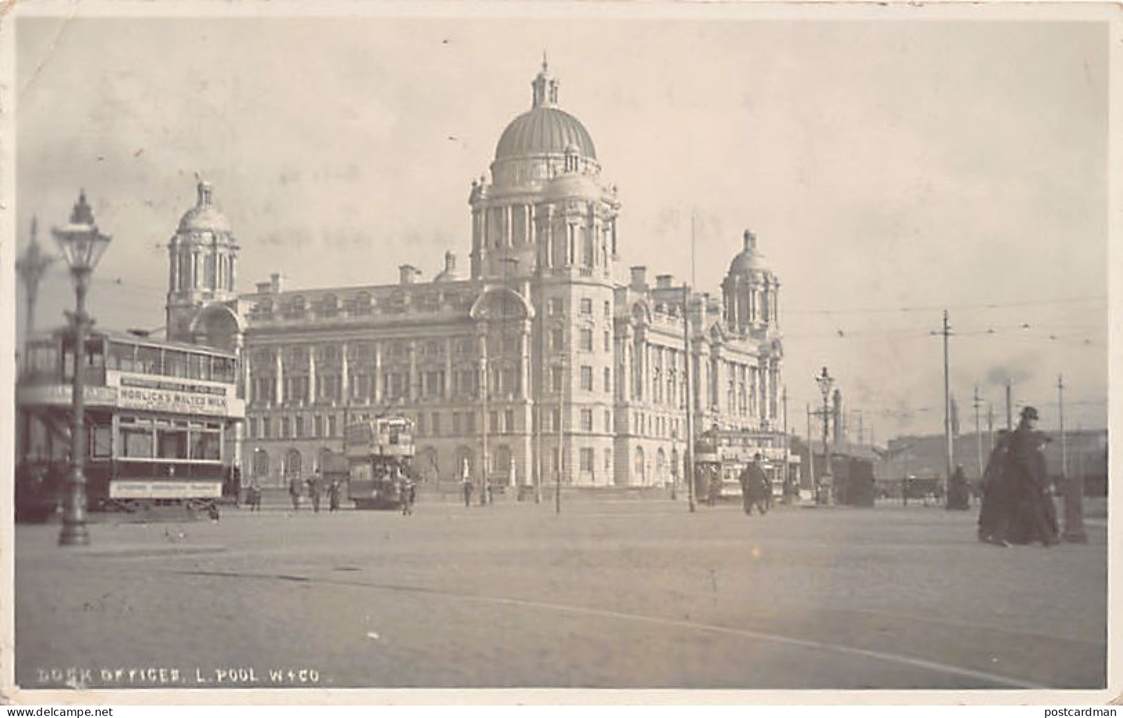 England - LIVERPOOL - Dock Offices - REAL PHOTO - Liverpool