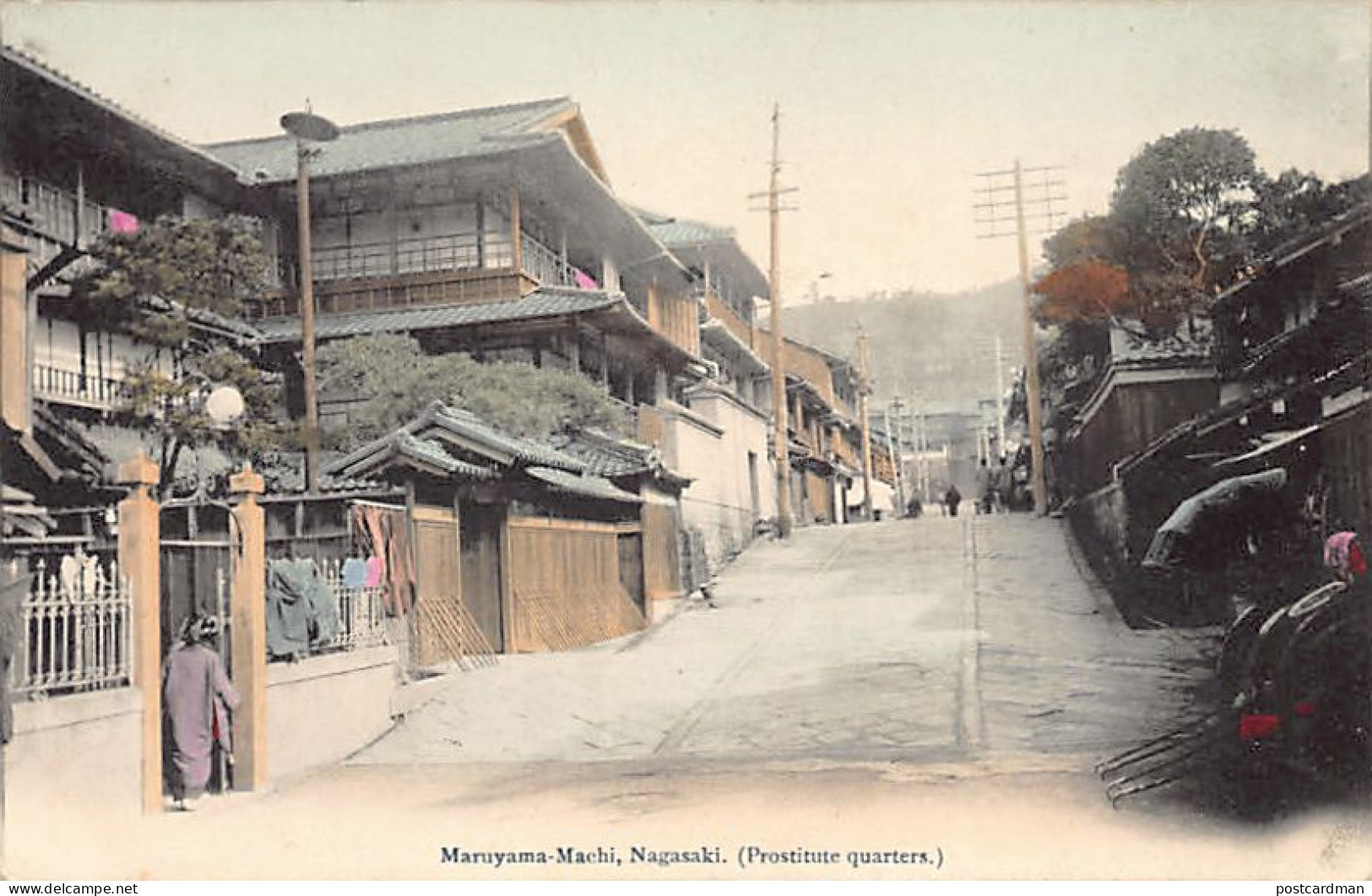 Japan - Nagasaki - Maruyama-Machi, Prostitutes' Quarter. - Autres & Non Classés