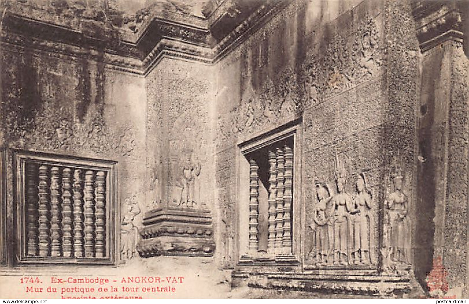 Cambodge - ANGKOR WAT - Mur Du Portique - Ed. P. Dieulefils 1744 - Cambodia