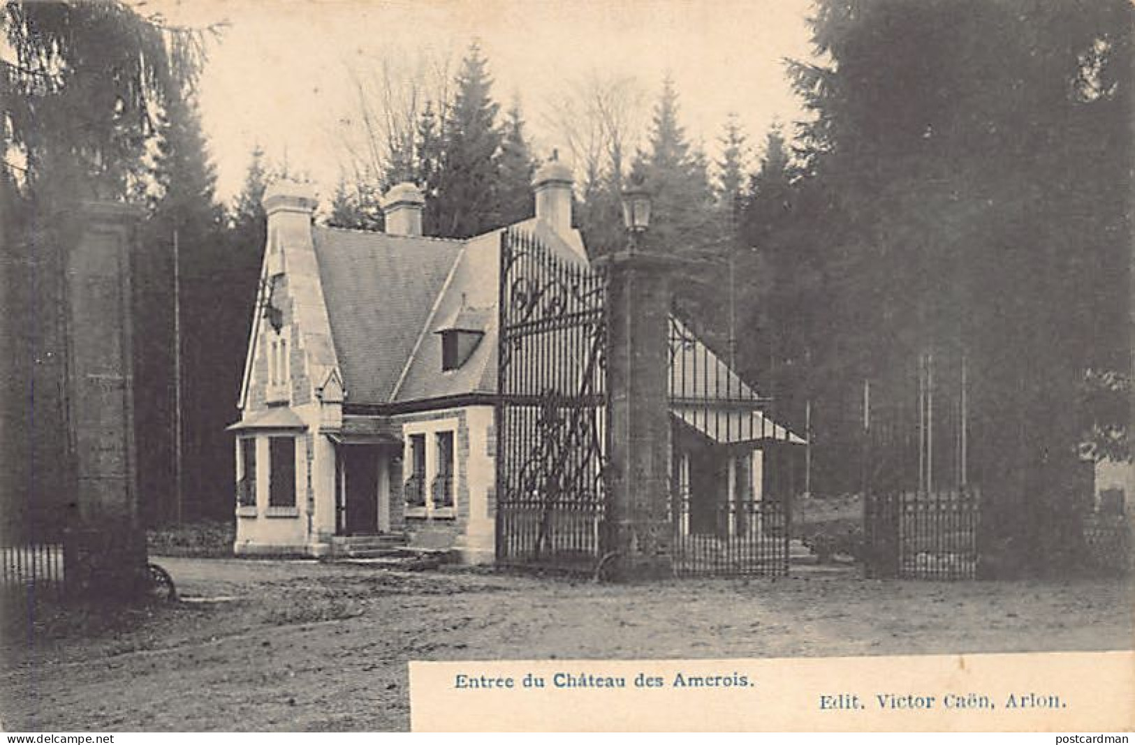 Belgique - Entrée Du Château Des Amerois - Forêt De Muno - Ed. Victor Caën - Other & Unclassified