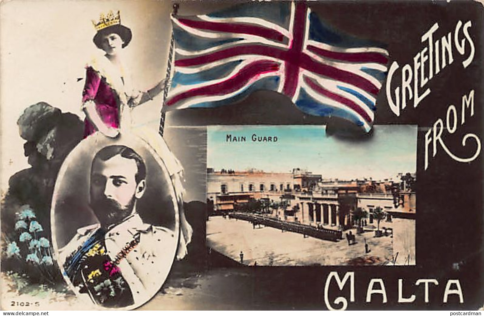 Malta - VALLETTA - King George V - Main Guard - Publ. Unknown  - Malta