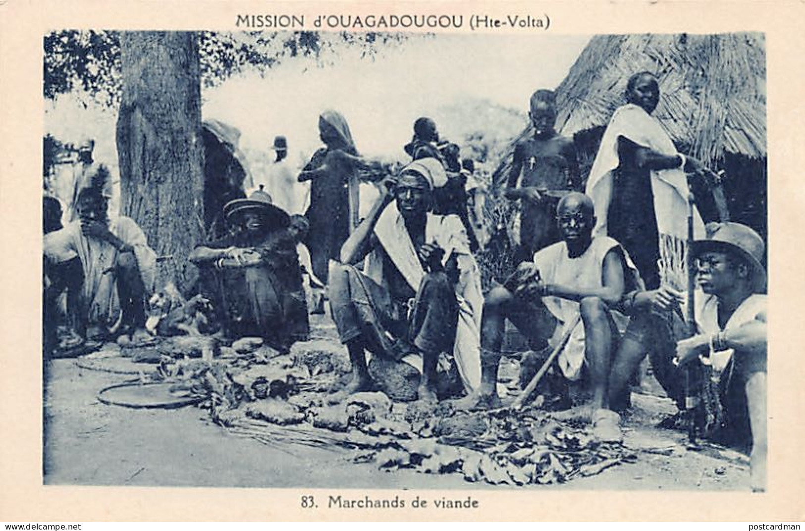 Burkina Faso - Marchands De Viande - Ed. Mission D'Ouagadougou 83 - Burkina Faso