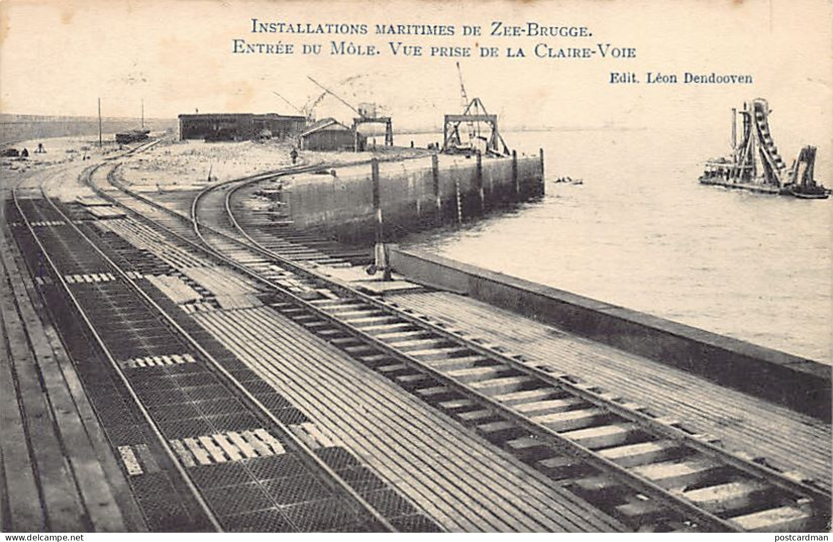 België - ZEEBRUGGE (W. Vl.) Maritieme Installaties - Toegang Tot De Mol - Zeebrugge
