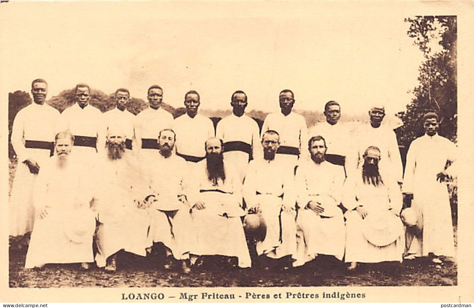 Congo - LOANGO - Mgr. Friteau, Pères Et Prêtres Indigènes - Ed. Spiritius  - French Congo