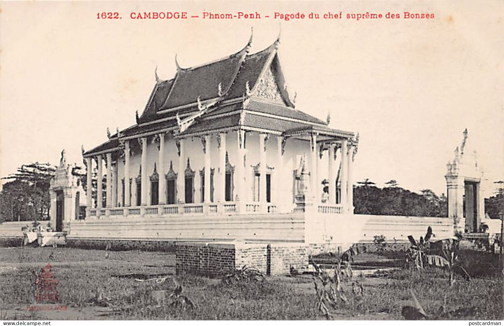 Cambodge - PHNOM PENH - Pagode Du Chef Suprême Des Bonzes - Ed. P. Dieulefils 1622 - Cambodia