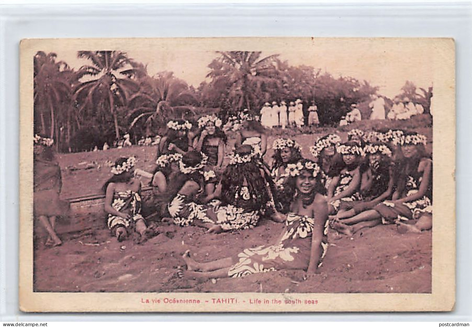 Polynésie - TAHITI - La Vie Océanienne - Femmes Sur La Plage - Ed. G. Spitz  - Polynésie Française