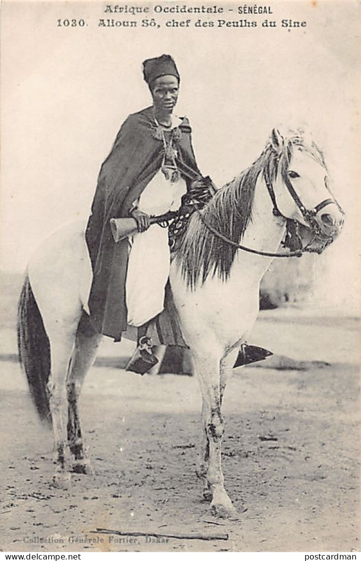 Sénégal - Alioune-Sô, Chef Des Peuhls Du Siné - Ed. Fortier 1030 - Sénégal