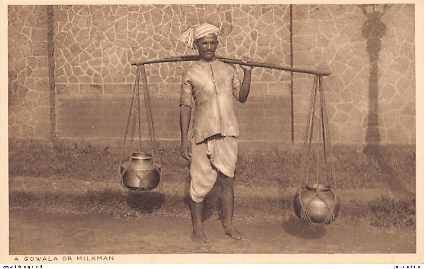 India - A Gowala Or Milkman - India