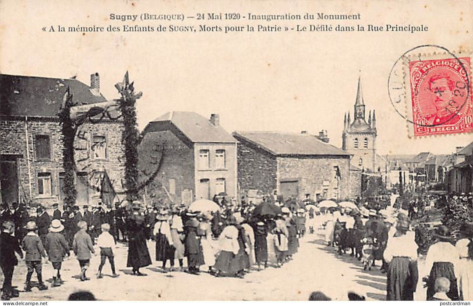 SUGNY (Namur) 24 Mai 1920 - Inauguration Du Monument Aux Morts Pour La Patrie -  - Autres & Non Classés