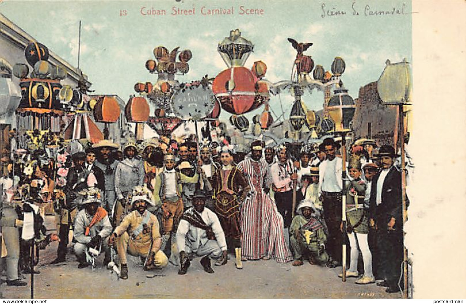 Cuba - Escena Del Carnaval Callejero Cubano - Ed. Harris Bros. Co. 13 - Cuba