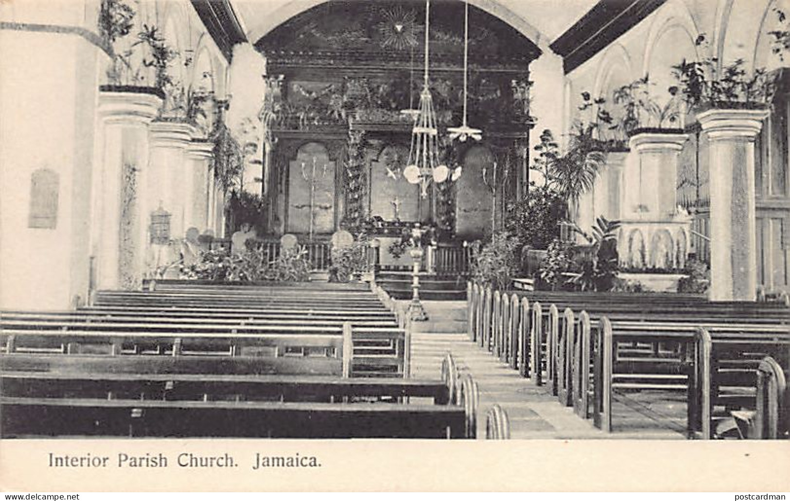 Jamaica - KINGSTON - Interior Parish Church - Publ. H. S. Duperly  - Jamaica