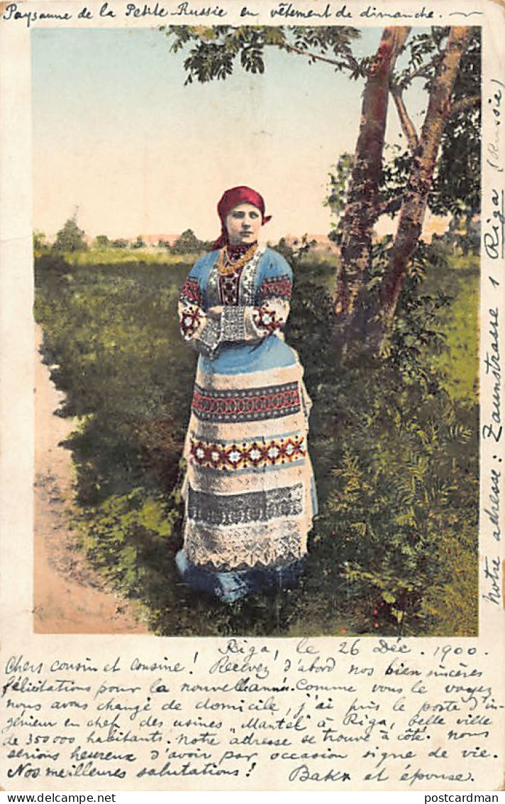 Ukraine - Ukrainian Types - Peasant Woman In Sunday Clothes - Publ. Unknown  - Ukraine