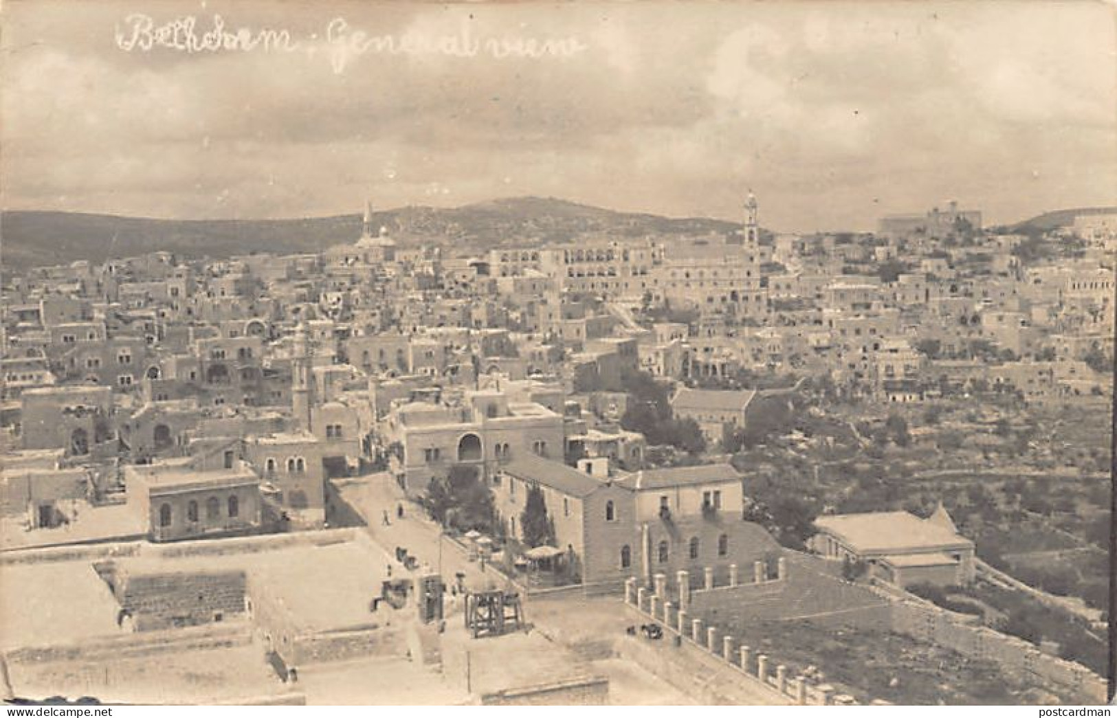 Palestine - BETHLEHEM - General View - REAL PHOTO - Publ. Unknwon  - Palestine