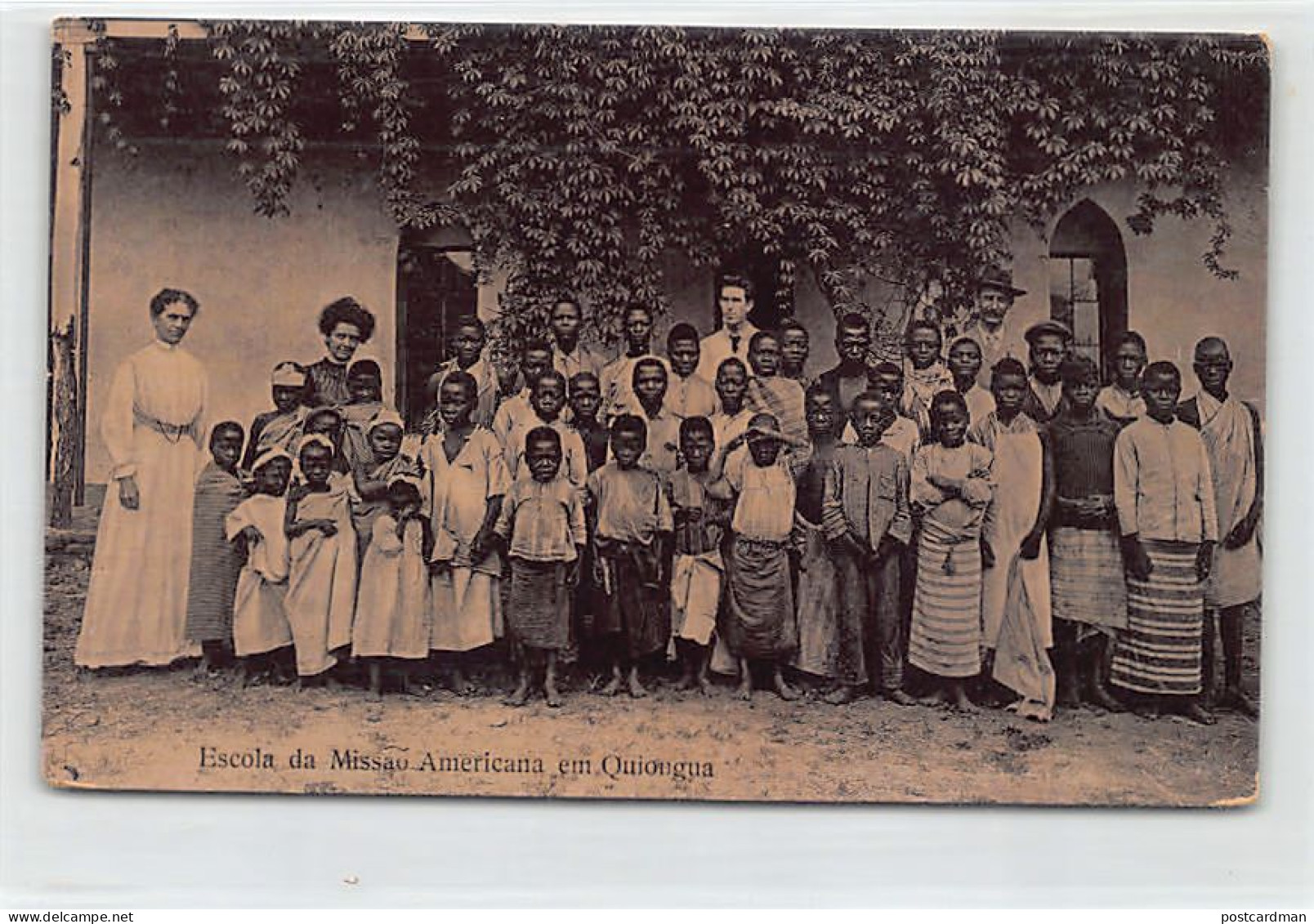 Angola - QUIONGUA - The School Of The American Mission - Publ. Esteves & Reis  - Angola