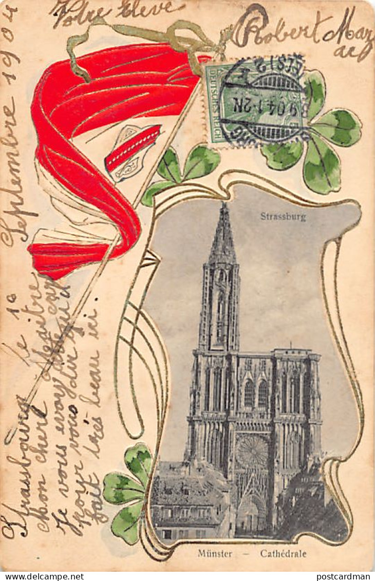 STRASBOURG - Cathédrale - Carte Relief - Strasbourg