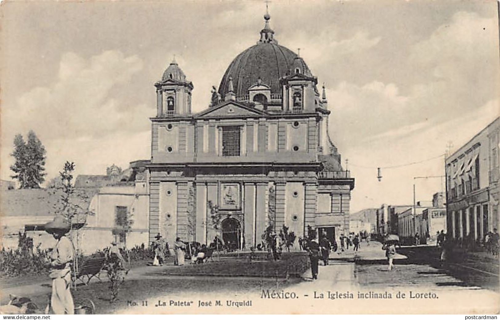 CIUDAD DE MÉXICO - La Iglesia Inclinada De Loreto - Ed. La Paleta - José M. Urqu - Mexico