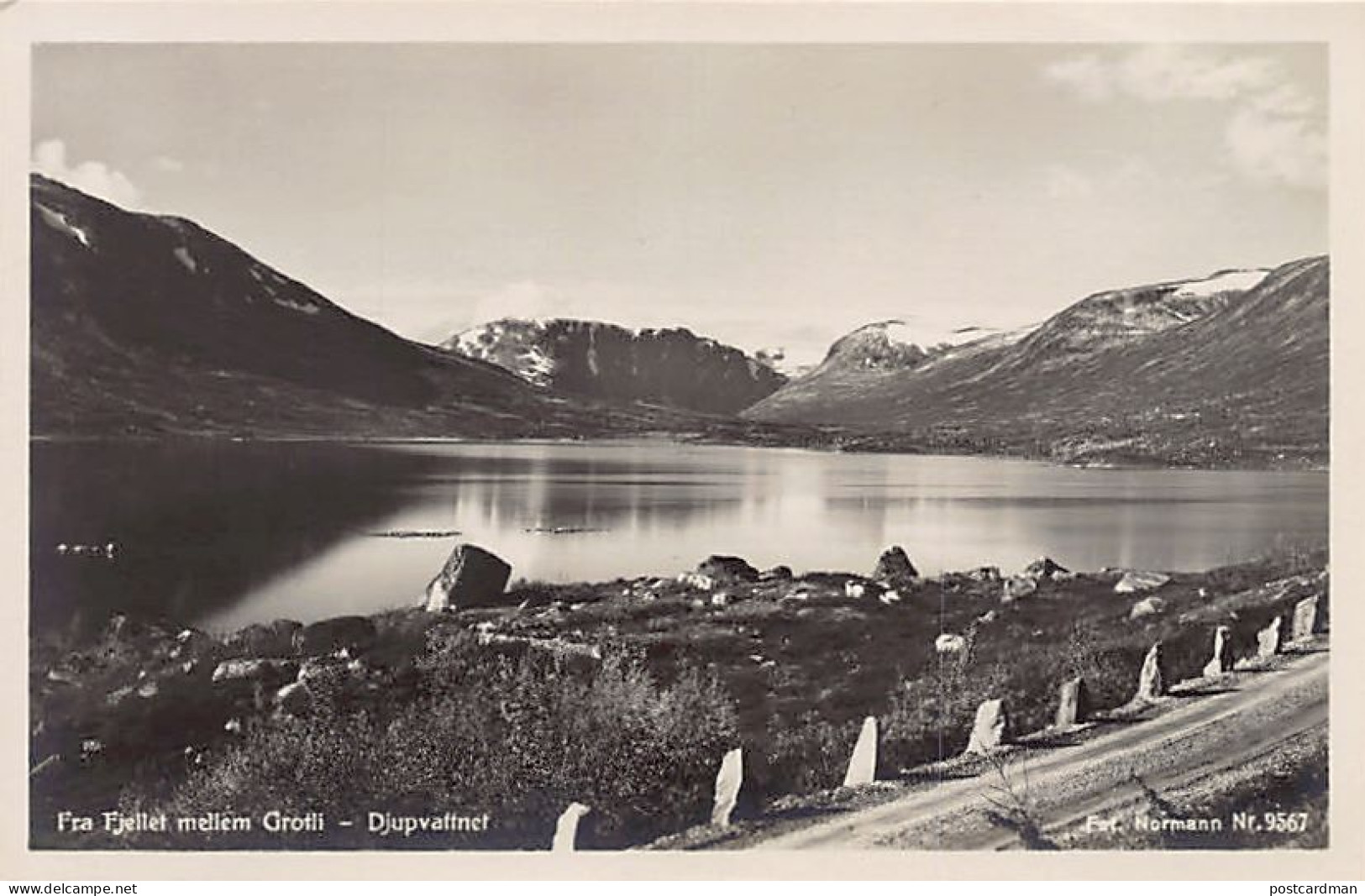 Norway - Fra Fjellet Mellem Grotli - Djupvaffnet - Publ. C. Normanns 9567 - Norvège