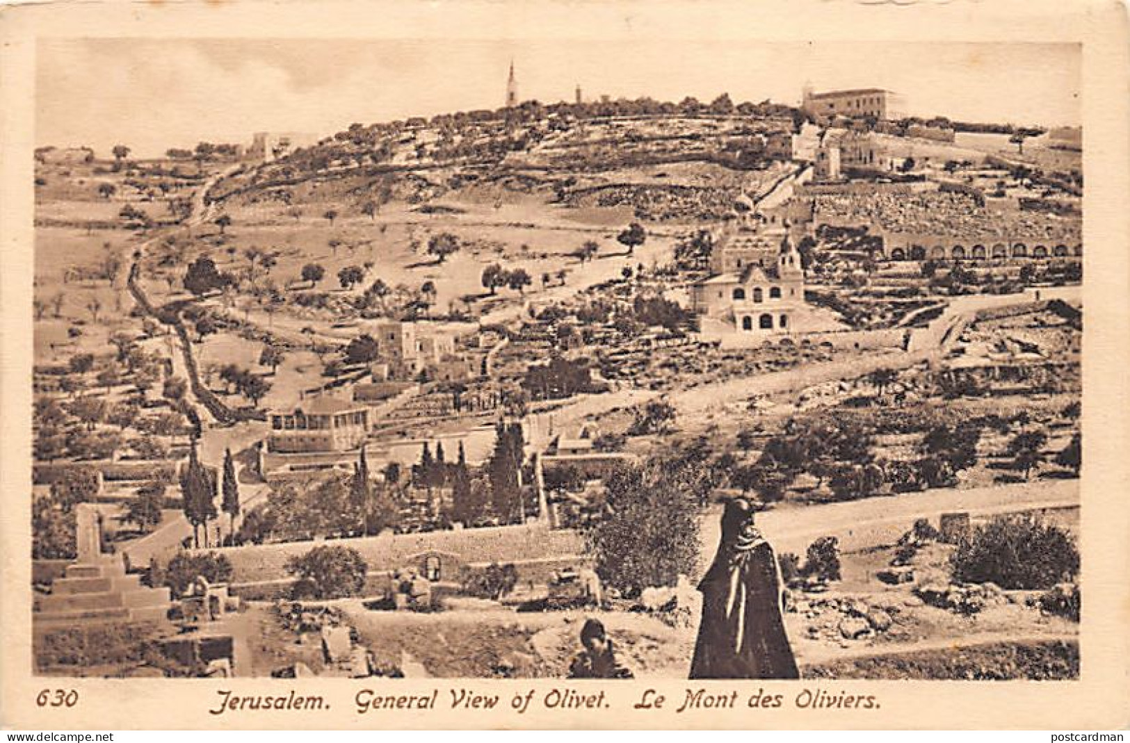 Israel - JERUSALEM - Mount Of Olives - Publ. Sarrafian Bros. 630 - Israël