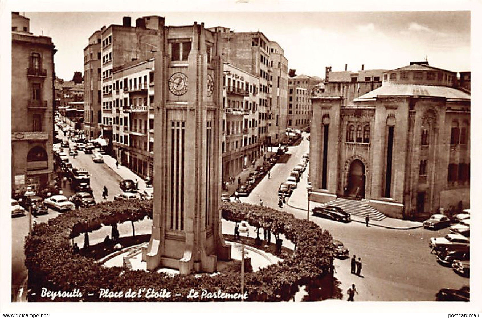 Liban - BEYROUTH - Place De L'Etoile - Le Parlement - Ed. Photo Sport 1 - Liban