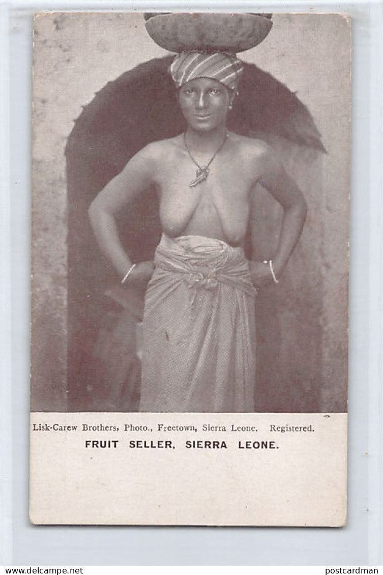 Sierra-Leone - ETHNIC NUDE - Fruit Seller - Publ. Lisk-Carew Brothers  - Sierra Leone