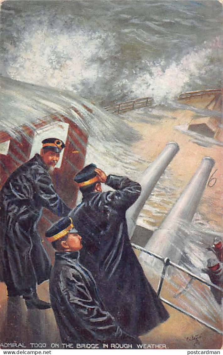 Japan - Russo-Japanese War - Admiral Togo On The Brodge In Rough Weather - Publ. Raphael Tuck & Sons - Autres & Non Classés