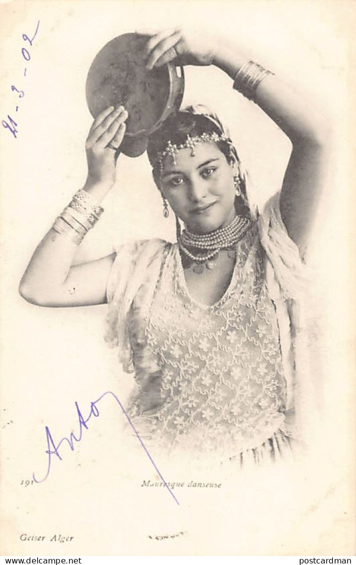 Algérie - Mauresque Danseuse - Ed. J. Geiser 191 - Femmes