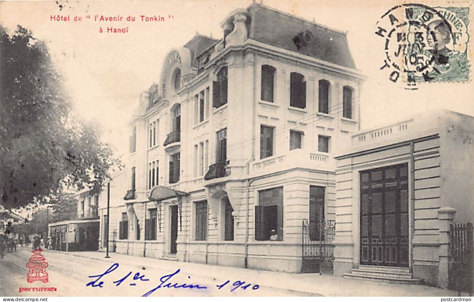 Viet-Nam - HANOÏ - Hôtel Du Journal L'Avenir Du Tonkin - Ed. P. Dieulefils  - Viêt-Nam