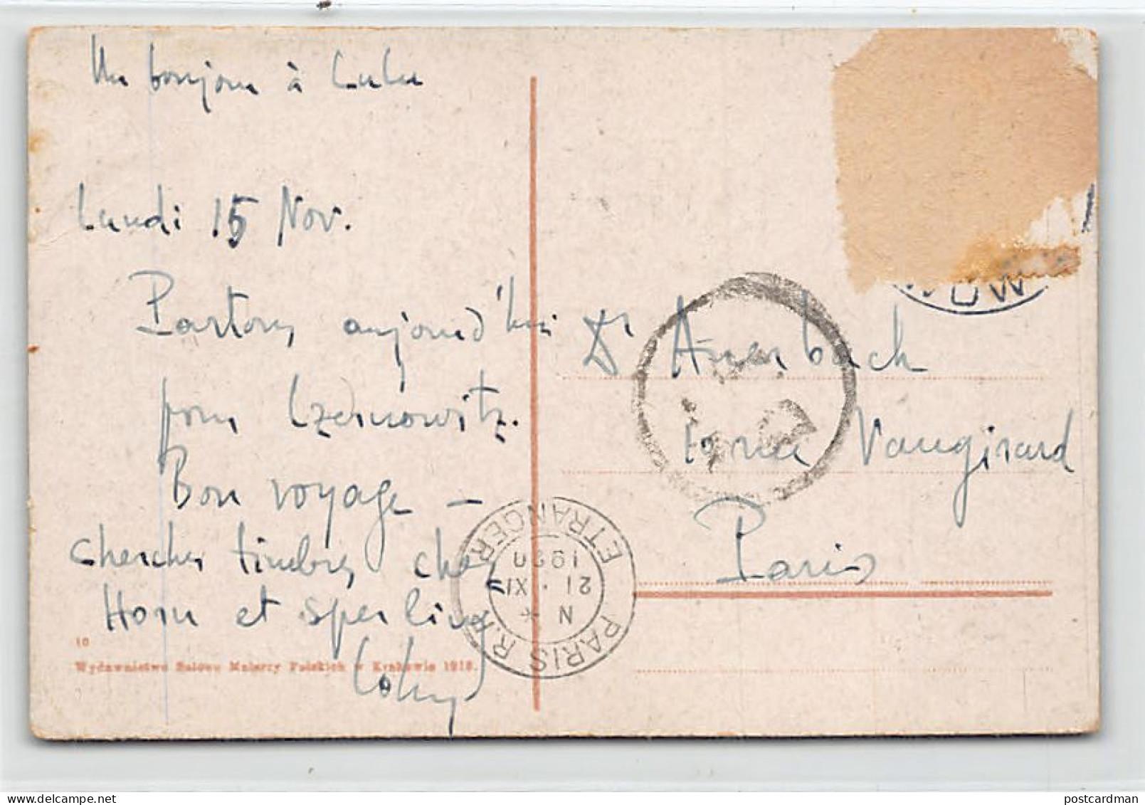 Ukraine - LVIV Lwow - Ulica 3. Maja - SEE SCANS FOR CONDITION - Publ. Salonu Malarzy Polskich W Krakowie 10 - Ukraine