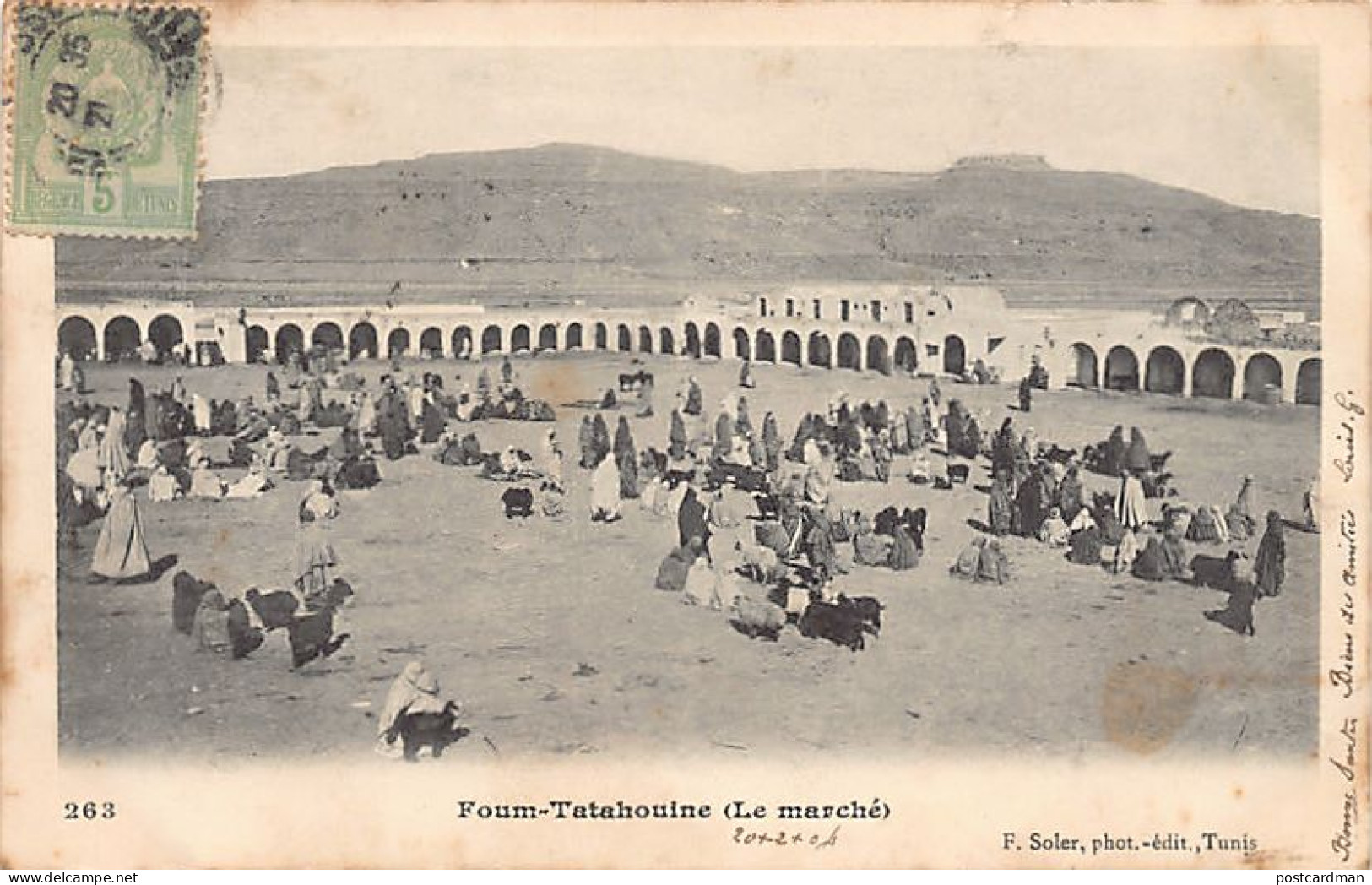 Tunisie - TATAHOUINE - Le Marché - Ed. F. Soler 263 - Tunesien