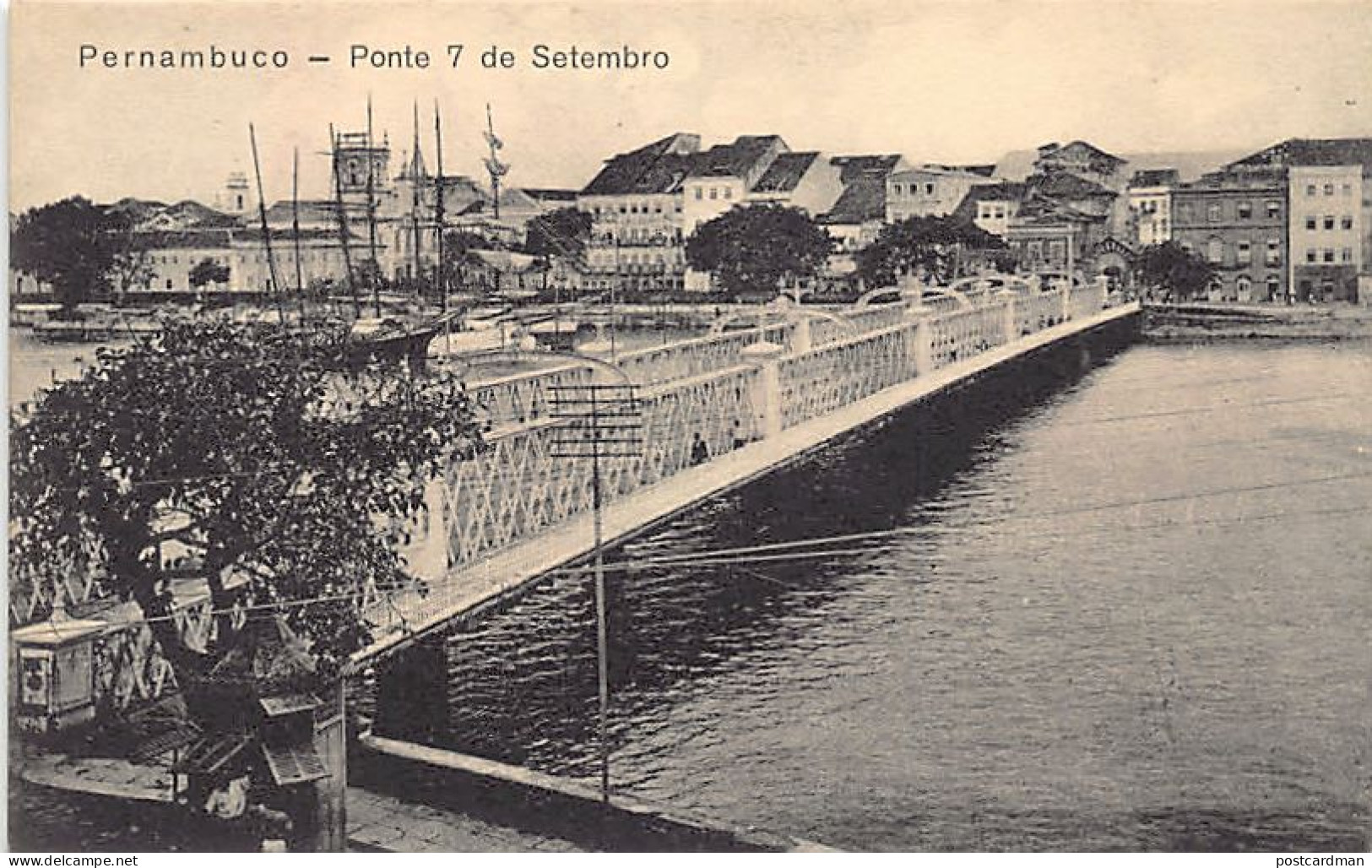 BRASIL Brazil - PERNAMBUCO Recife - Ponte 7 De Setembro - Ed. Livraria Contemporanea  - Recife