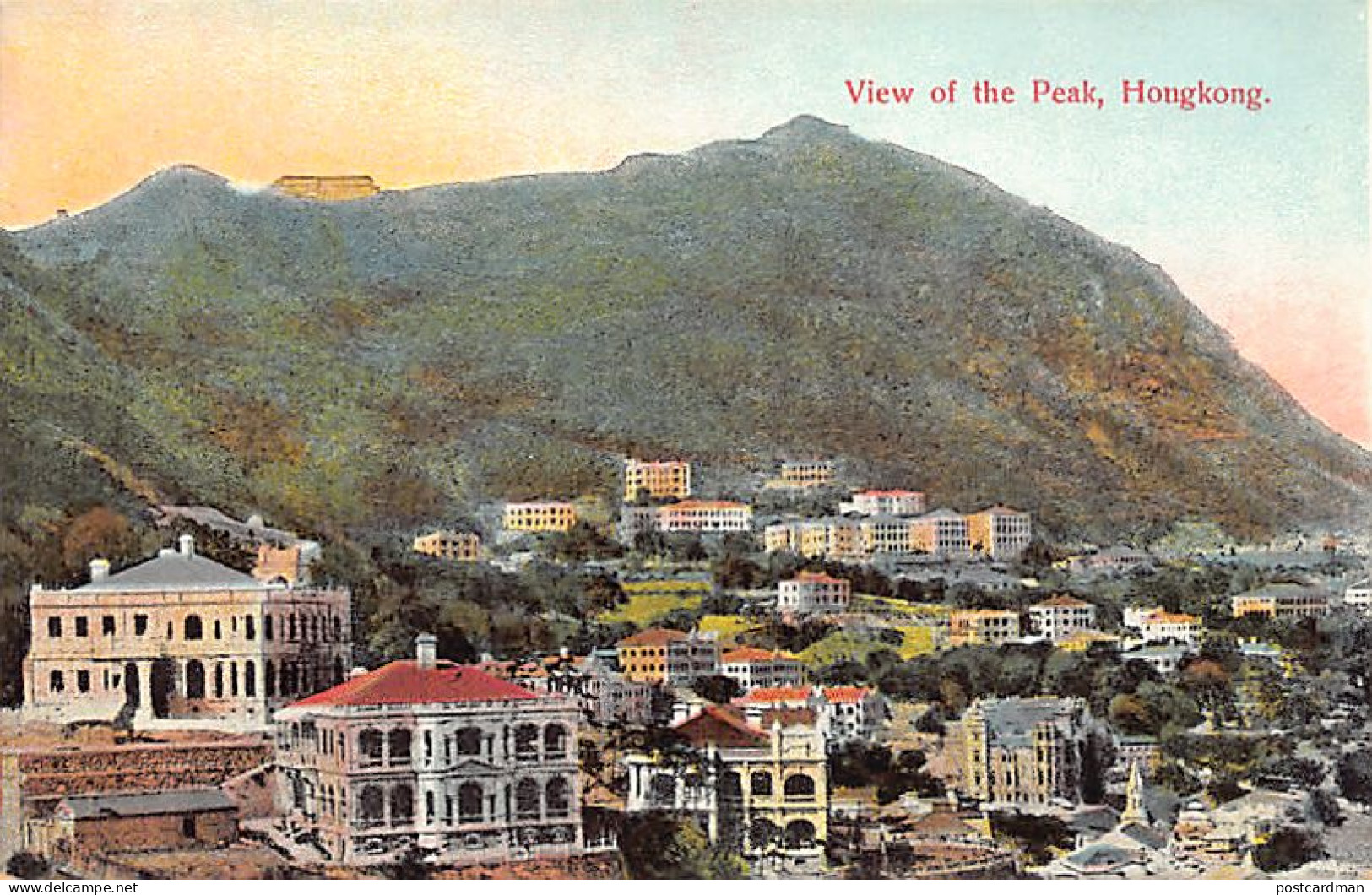 China - HONG KONG - View Of The Peak - Publ. M. Sternberg  - China (Hong Kong)