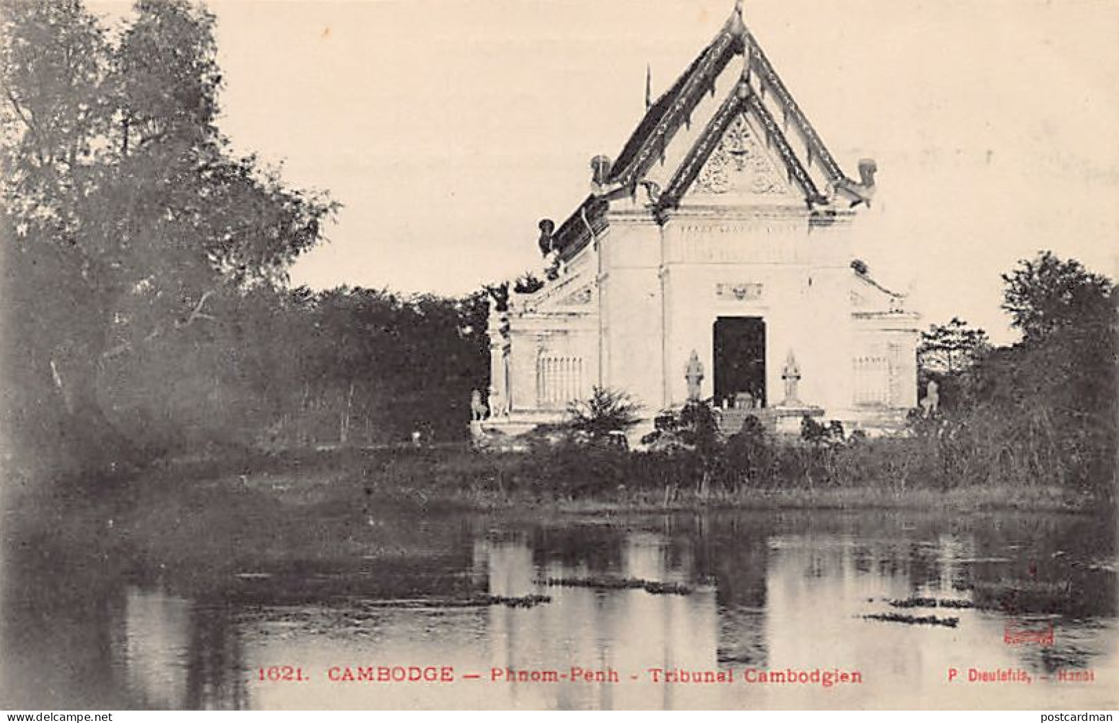 Cambodge - PHNOM PENH - Tribunal Cambodgien - Ed. P. Dieulefils 1621 - Cambodia