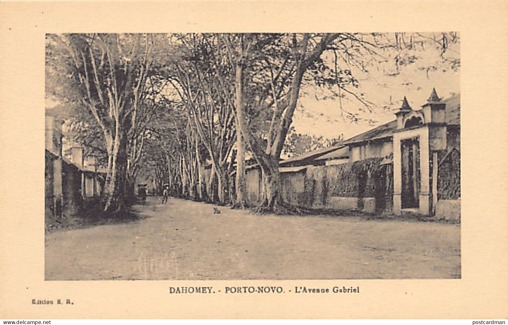 Bénin - PORTO NOVO - L'avenue Gabriel - Ed. E.R.  - Benin