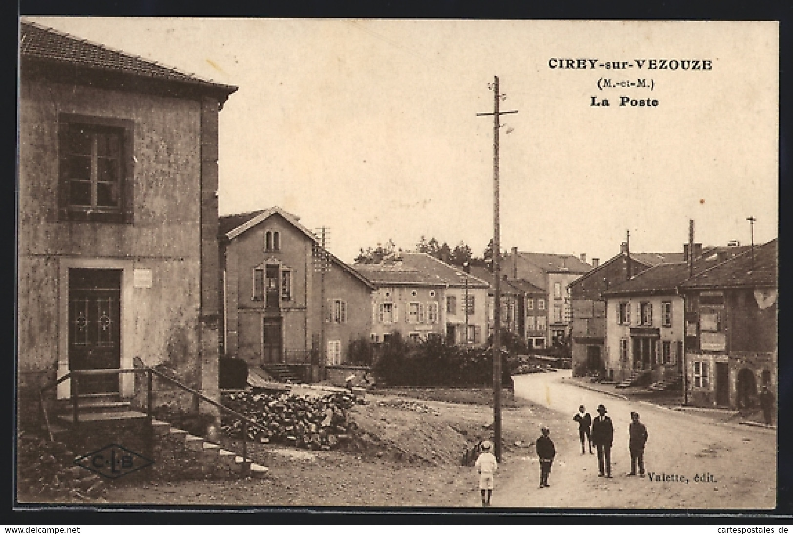 CPA Cirey-sur-Vezouze, La Poste  - Cirey Sur Vezouze